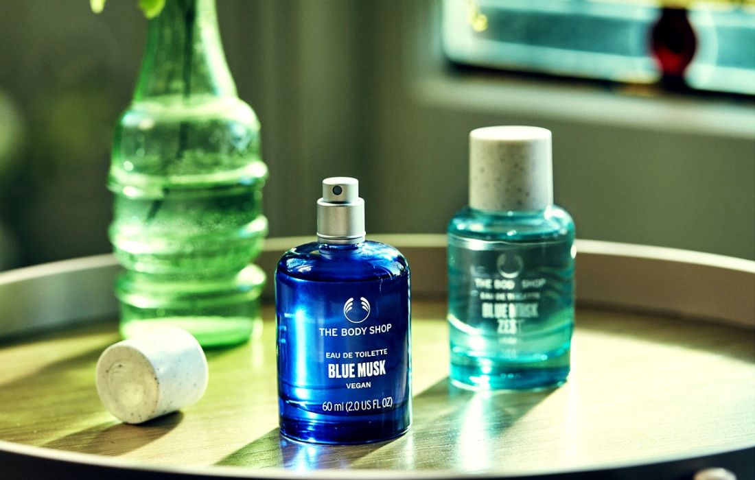 The Body Shop Blue Musk dan Blue Musk Zest EDT beautybeat.id