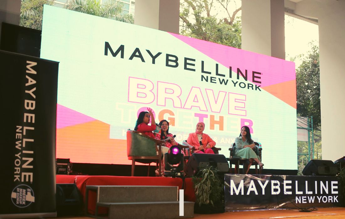Maybelline BRAVE TOGEHER mempertegas komitmennya melalui Brave Talk berikan pelatihan 5 langkah membantu teman alami isu kesehatan mental, termasuk depresi dan anxiety beautybeat.id