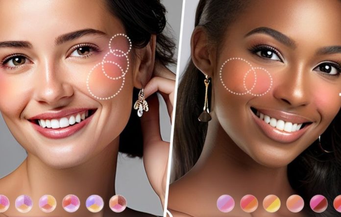 Teknologi AI untuk aplikasi blush on yang realistis untuk mempermudah user mengikuti tren makeup 2024 beautybeat.id