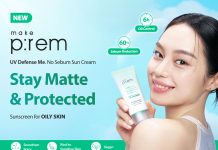 Make P:rem No Sebum Sun Cream untuk Kulit Berminyak & Kombinasi Make P:rem No Sebum Sun Cream