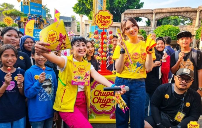 Chupa Chups Perkenalkan Permen Crazy Raffe Jelly Candy di Dufan beautybeat.id
