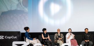 CapCut Gelar AI Content Fest 2026, Bawa Talenta Kreatif Indonesia Naik ke Layar Lebar (Dari kiri ke kanan) Mouly Surya, sutradara dan penulis skenario; Lukman Sardi, aktor; Jessica Wowor, Head of Content Operations, CapCut Indonesia; serta Gustav Anandhita, kreator AI beautybeat.id