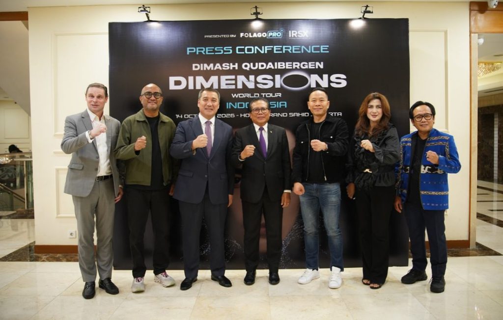Konferensi Pers DIMASH QUDAIBERGEN – LIVE IN INDONESIA 2026 di Grand Sahid Jaya Jakarta beautybeat.id